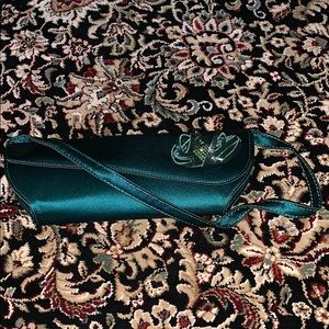 Emerald green purse